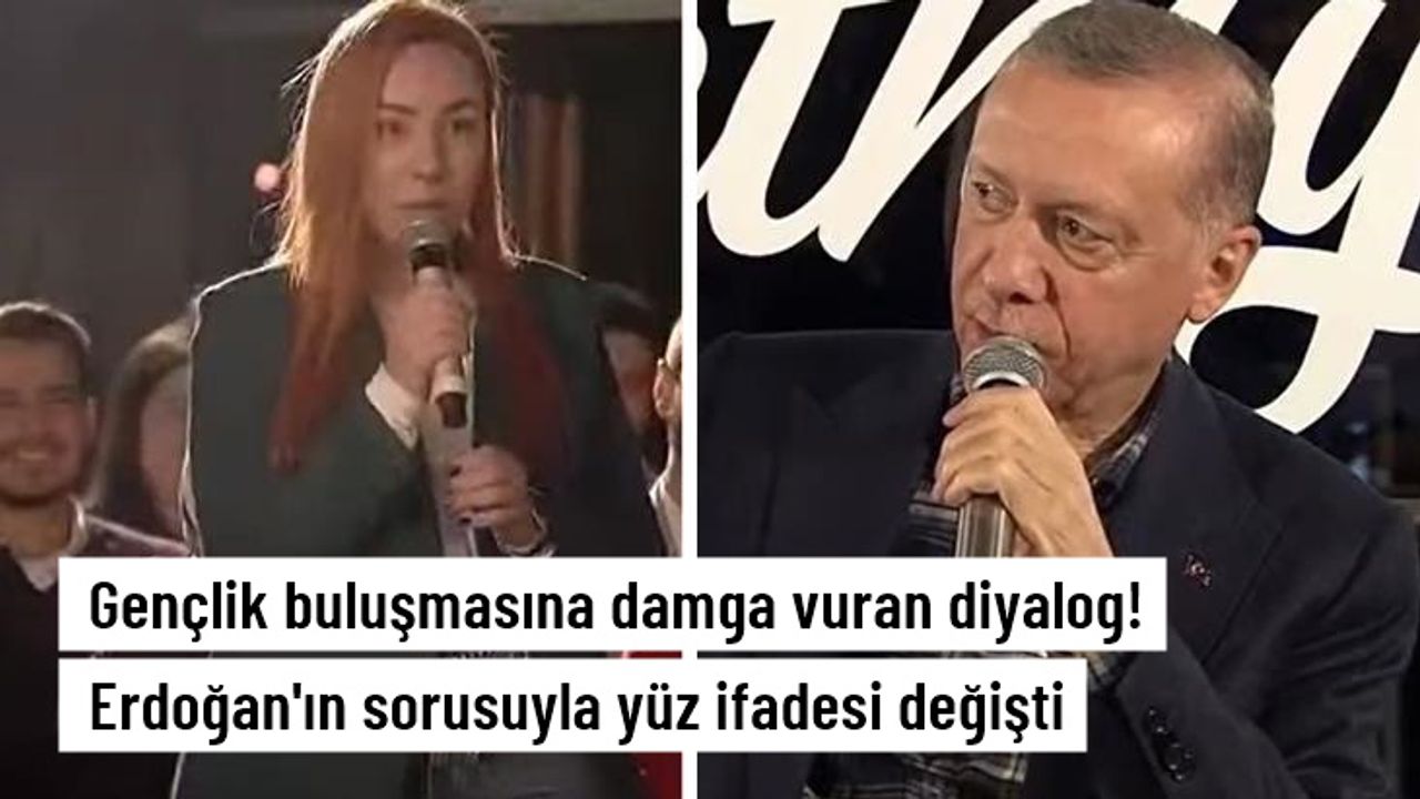 Gençlik buluşmasına damga vuran diyalog! Cumhurbaşkanı Erdoğan'ın sorusuyla yüz ifadesi değişti
