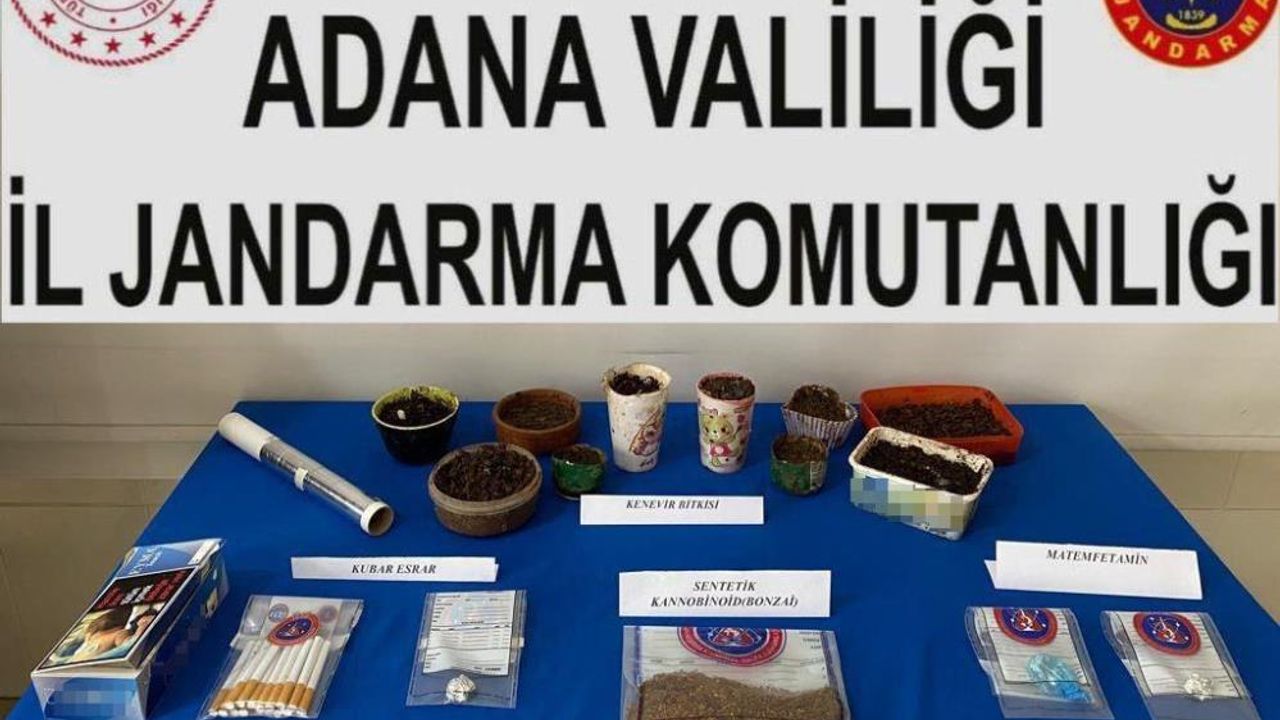 Adana’da uyuşturucu tacirlerine operasyon: 44 gözaltı