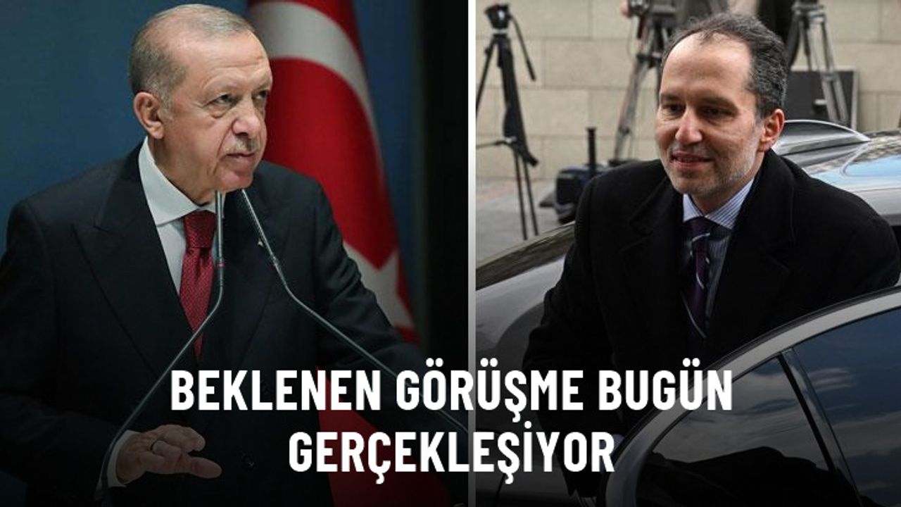 Cumhurbaşkanı Erdoğan, bugün saat 16.00'da Fatih Erbakan'ı ziyaret edecek