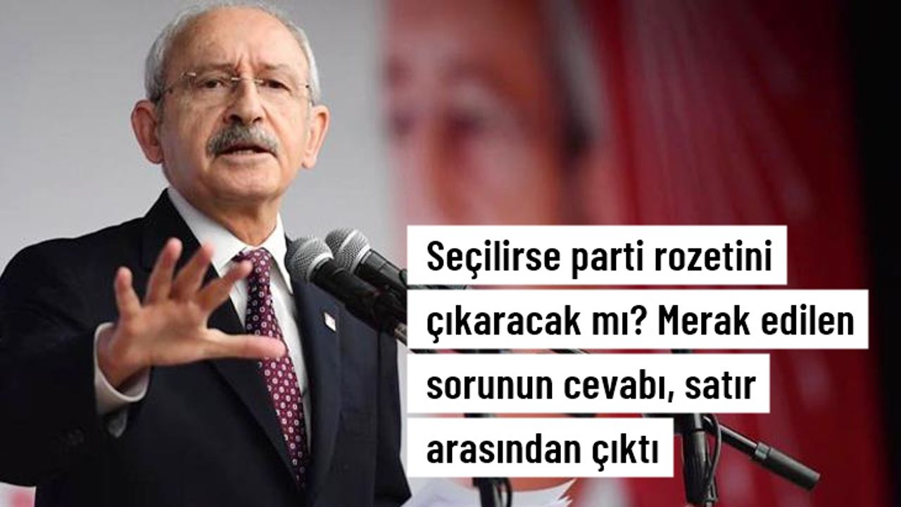 Kılıçdaroğlu seçilirse parti rozetini çıkaracak mı? Merak edilen sorunun cevabı, imzalanan metinde yer aldı