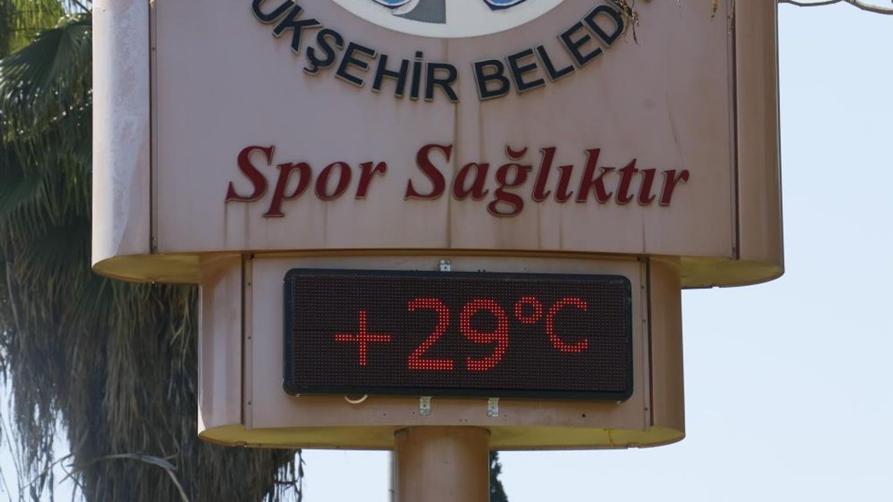 Adana'da termometreler 29 dereceyi gösterdi