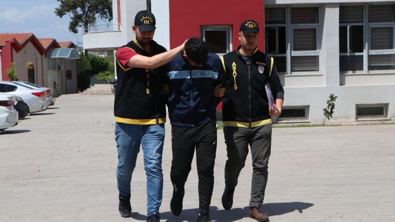 Adana'da apartmandan 13 adet su saati çalan şüpheli yakalandı, tutuklandı
