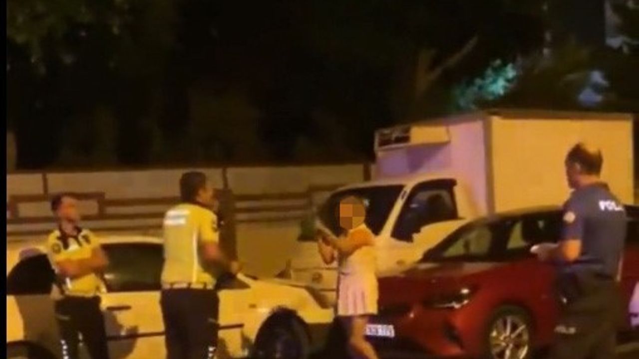 Mersin'de trafik kazasına karışan kadından polise akıl almaz tehdit