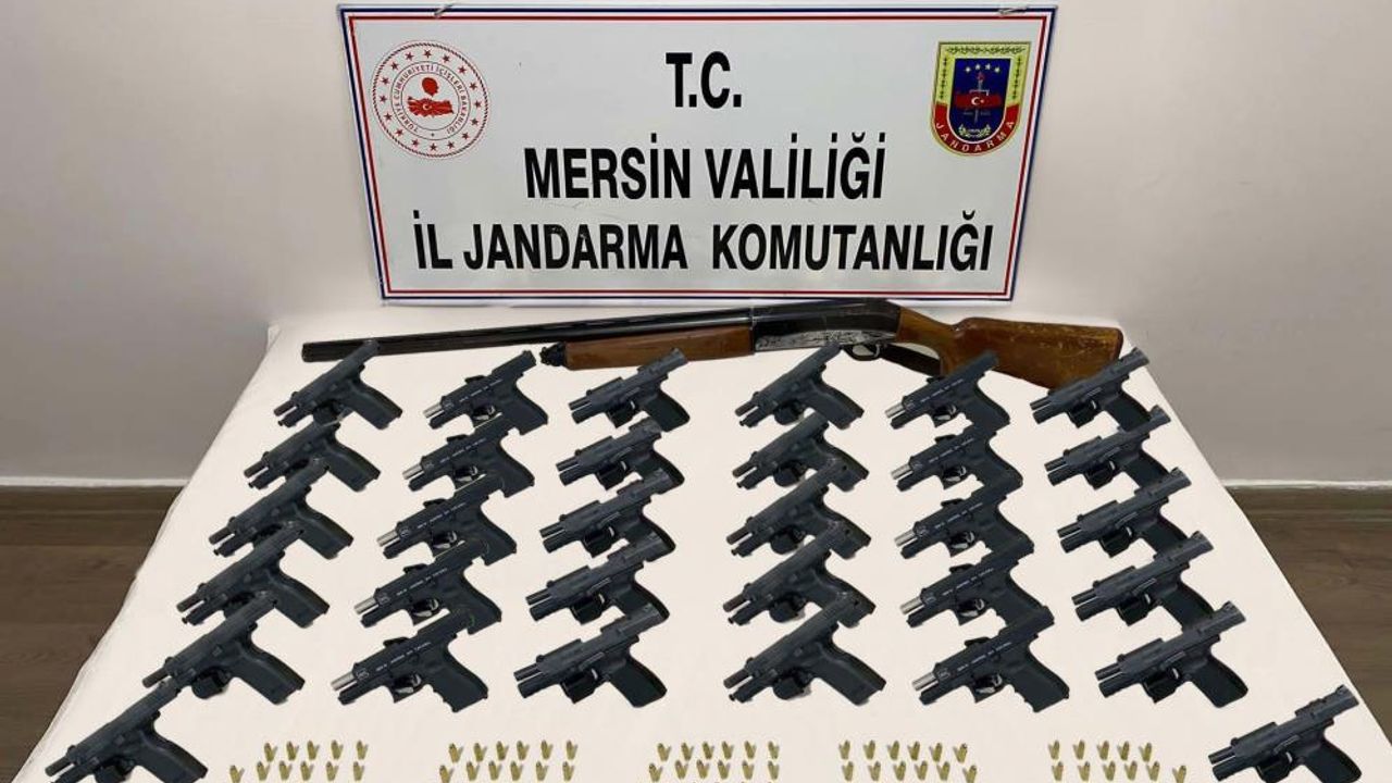 Mersin merkezli 3 ilde kaçak silah operasyonu: 12 gözaltı