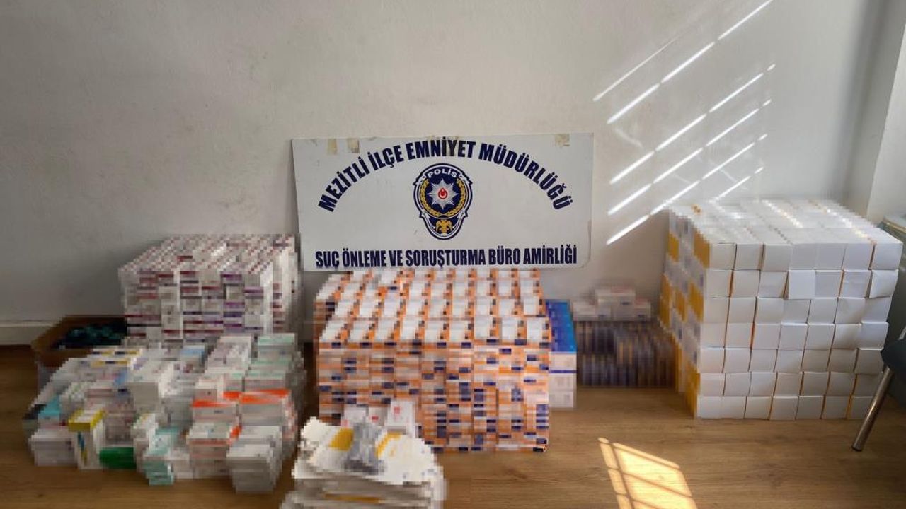Mersin'de sahte ilaç imal edip satan şüpheliler yakalandı