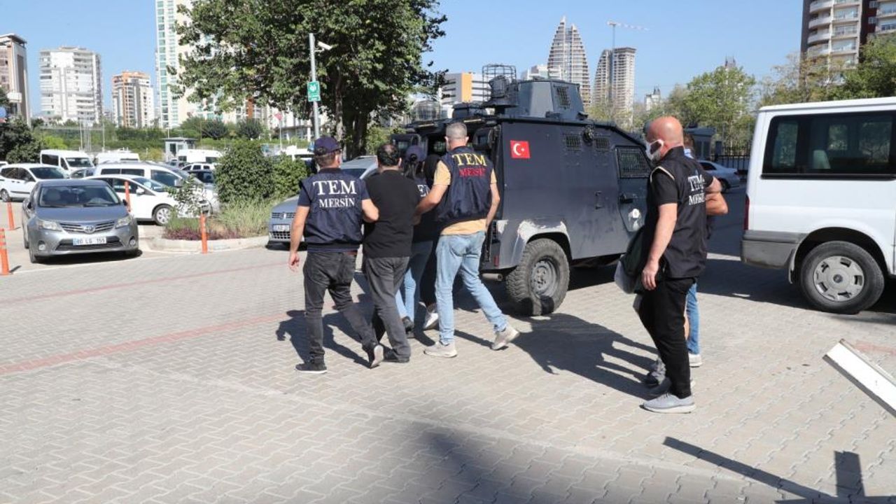 Mersin'deki terör operasyonunda 3 tutuklama