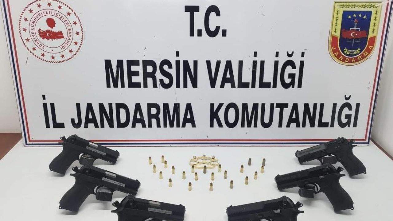 Mersin'de silah kaçakçılığı yapan şüpheli yakalandı