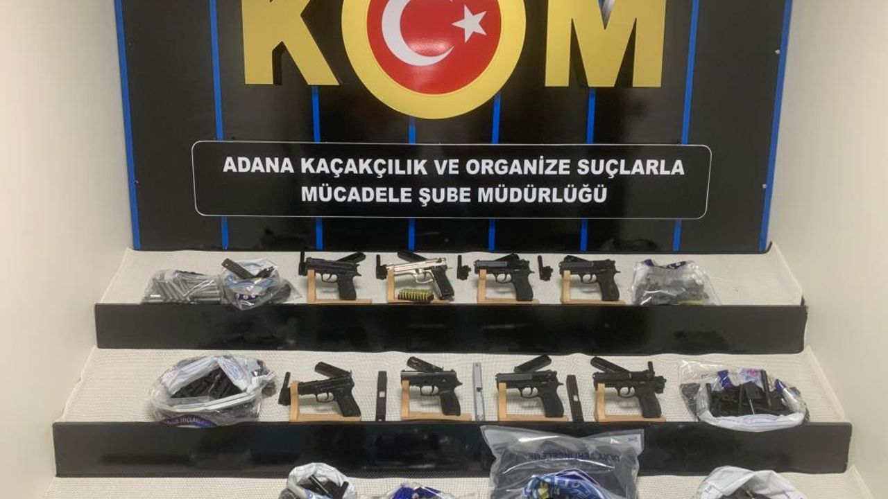 Adana’da silah üretimi yapılan iki eve operasyon: 5 gözaltı
