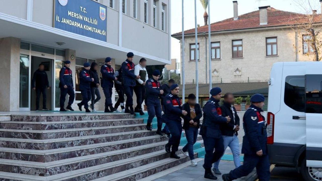 Mersin'de terör örgütü PKK operasyonu: 7 şüpheli yakalandı