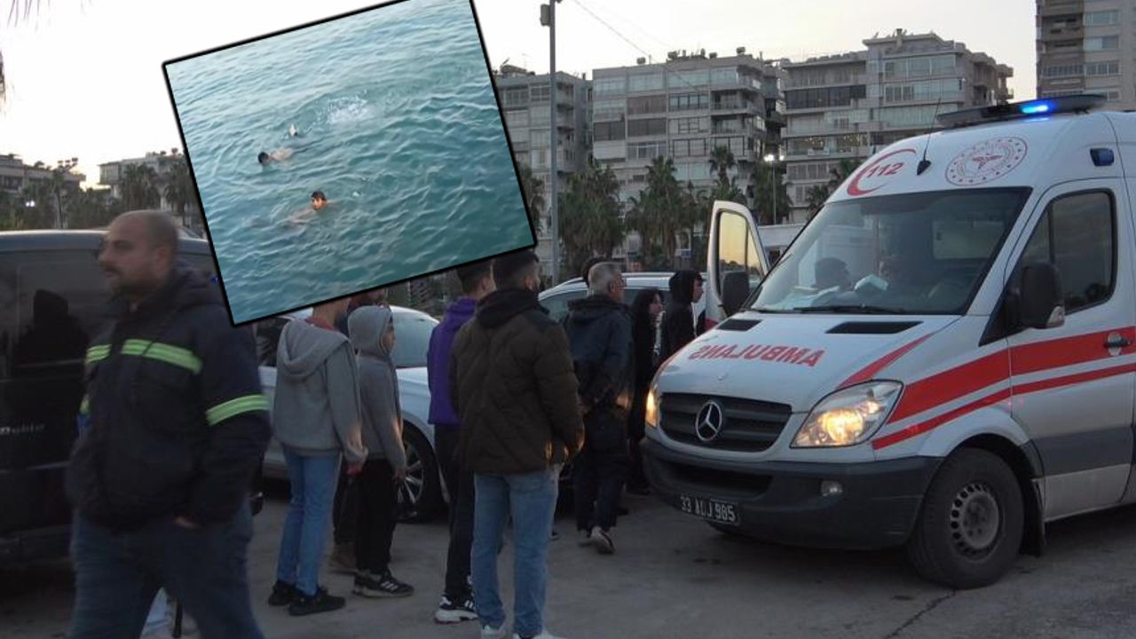 Mersin'de kış gününde denize giren 2 çocuktan biri öldü, diğerinin durumu ağır