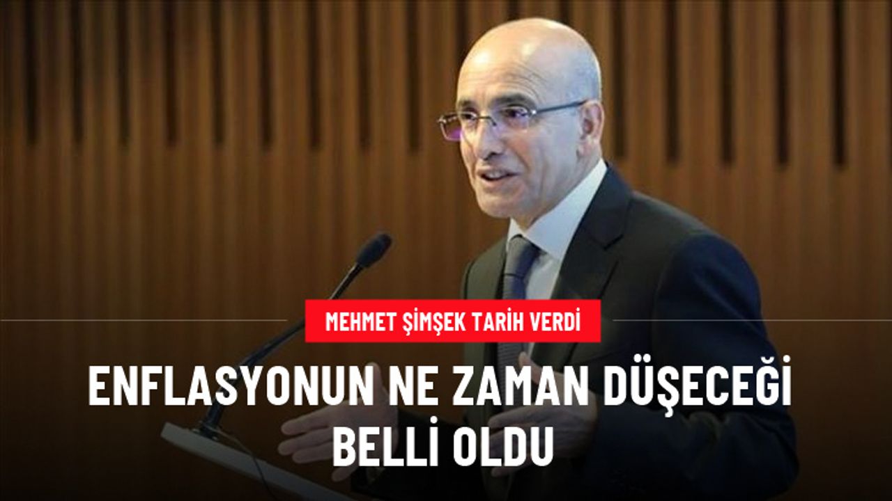 Mehmet Şimşek: Enflasyonda düşüş haziranda başlayacak