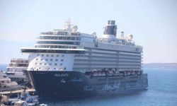 Dev gemi, Bodrum’a 2 bin 119 yolcu getirdi