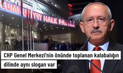 CHP Genel Merkezi'nin önünde "Kemal istifa" sloganları yükseldi