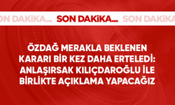 Son Dakika! Özdağ: Anlaşırsak yarın saat 11.00'de Kılıçdaroğlu ile birlikte açıklama yapacağız