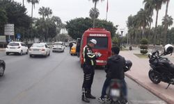 Mersin'de kural ihlali yapan sürücülere ceza yağdı