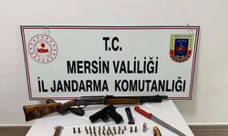 Mersin'de silah kaçakçılığına yönelik düzenlenen operasyonda 1 silah şüpheli ölüm olayının silahı çıktı