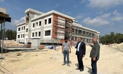 Mezitli Devlet Hastanesi inşaatında çalışmaların yüzde 40'ı tamamlandı