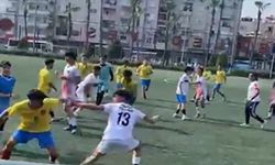 Mersin'de amatör maçta kavga