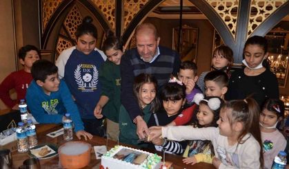 Şehit çocuklarından Kervancıoğlu’na doğum günü sürprizi