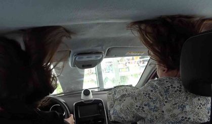 Jandarmadan ’trafik’ eğitimi: Simülasyon aracında kaza anını yaşadılar