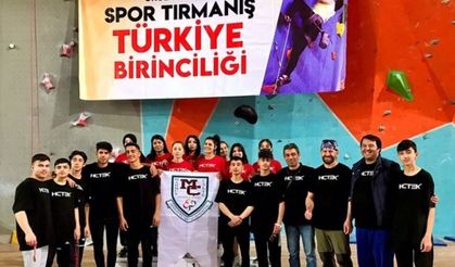 Lise öğrencilerinin Türkiye Şampiyonluğu sevinci