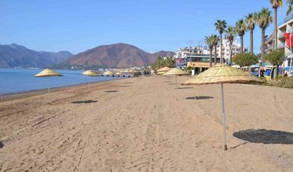 Marmaris’te halk plajları yaza hazırlanıyor