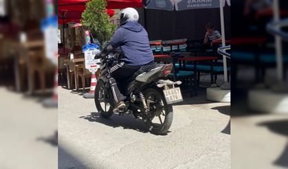 Trafiğe kapalı alanlarda kullanılan motosikletler tehlike saçıyor