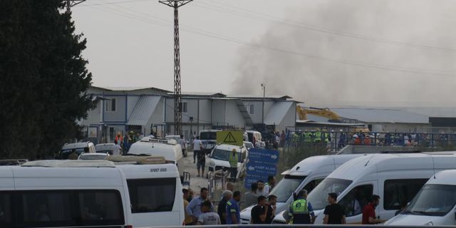 Adana’da SASA fabrikasında yangın: 2 yaralı