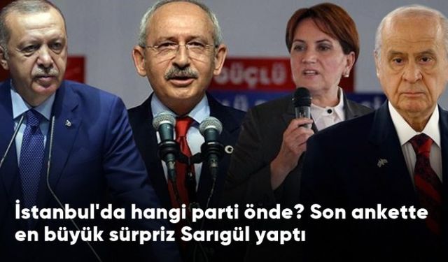Hangi parti İstanbul'da yüzde kaç oy alıyor?