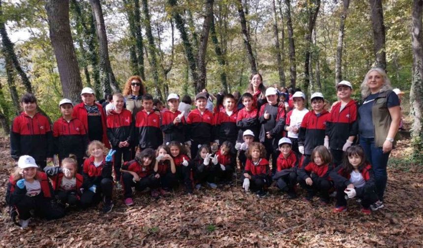 Zonguldak’ta Eko-Okullar Timi ile doğa yürüyüşü