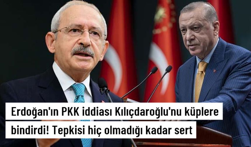 Kılıçdaroğlu'ndan Cumhurbaşkanı Erdoğan'ın "Kandildekilerle videosu var" iddiasına çok sert tepki