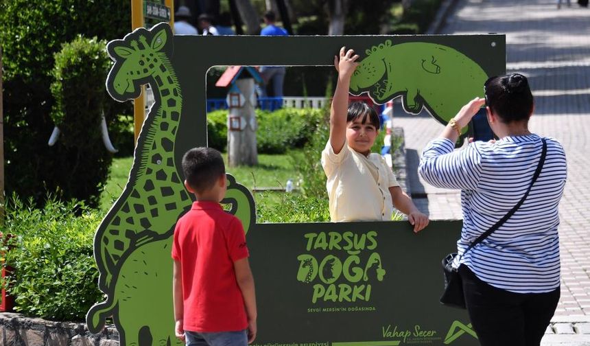 Tarsus Doğa Parkı ve Gençlik Kampı bayramda ziyaretçi akınına uğradı