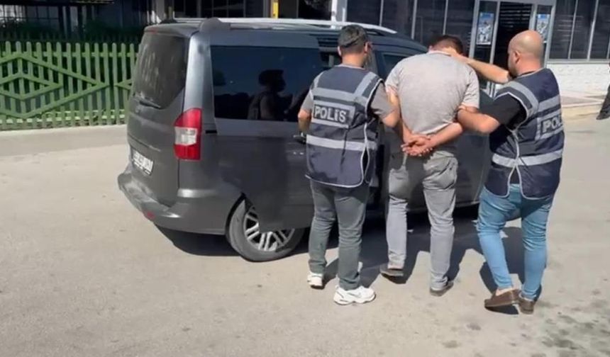 Mersin'de araç lastiklerini kesen şüpheli yakalandı